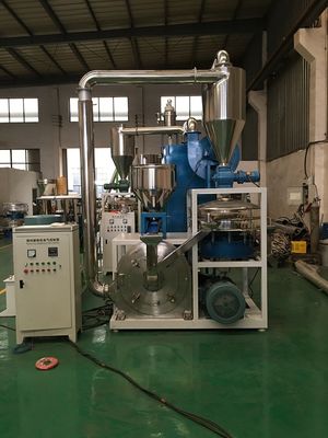 EVA / PET / PVC Pulverizer Machine High Speed Rotation Of Spindle Cutter